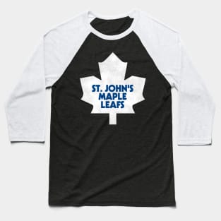 Defunct St Johns Maple Leafs Hockey Team Baseball T-Shirt